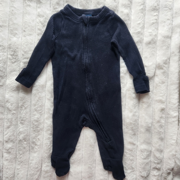 Bundle of 4 Unisex 2-Way-Zip Sleep & Play Footed One-Piece for Baby - Picture 3 of 6